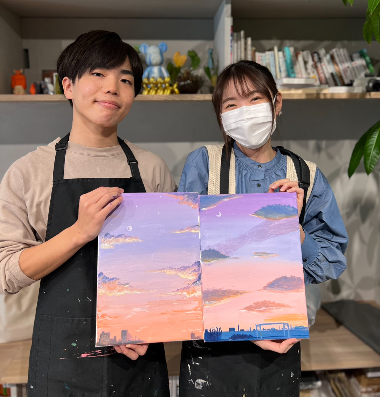 2025/11/28(金) 13:30-15:30 | 上野 | 透き通るグラデーションで夕日を描く