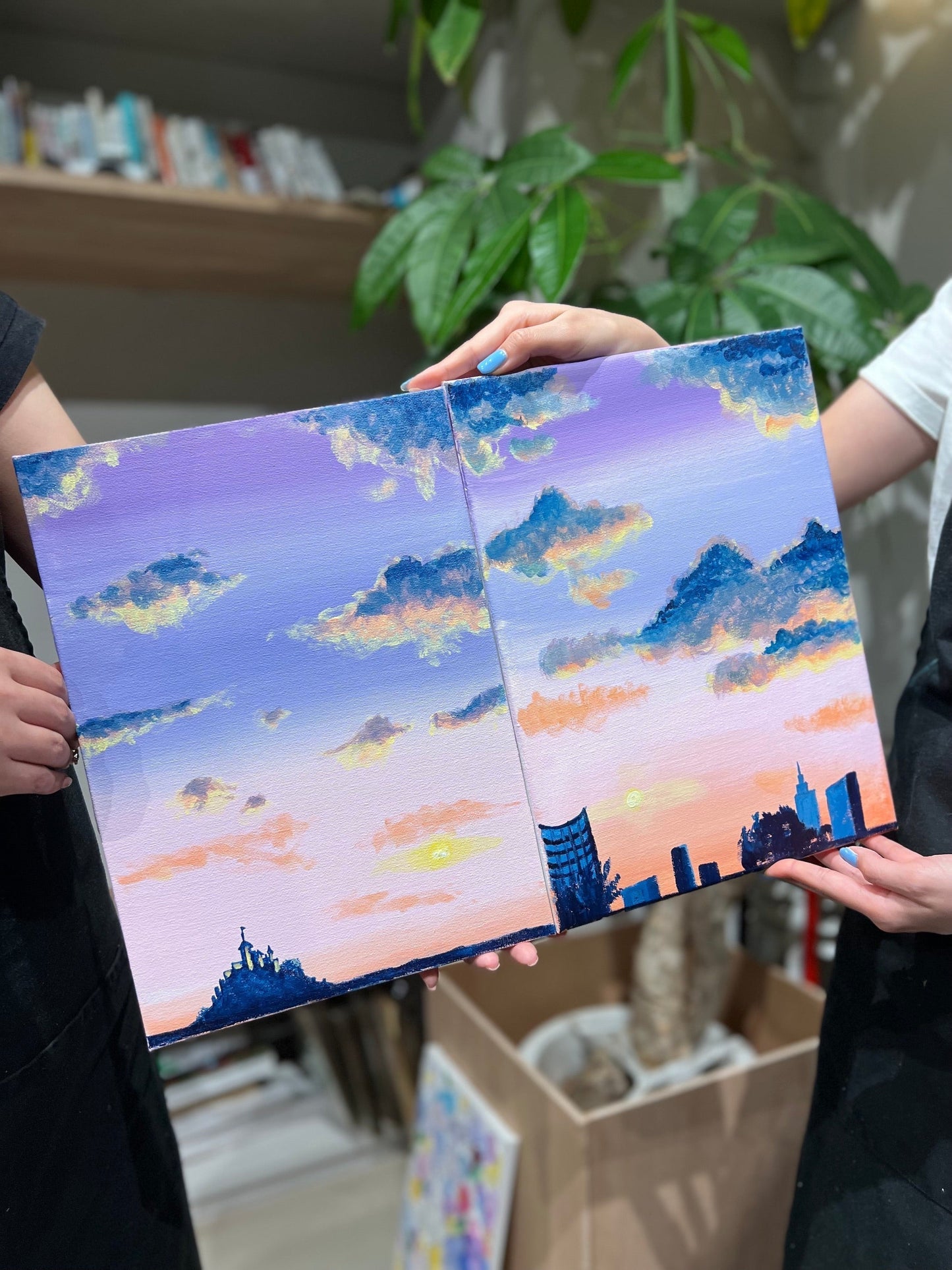 2025/12/27(土) 14:30-16:30 | 池袋 | 透き通るグラデーションで夕日を描く