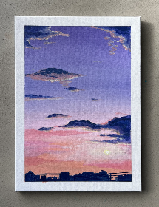 2025/11/05(水) 19:00-21:00 | 上野 | 透き通るグラデーションで夕日を描く