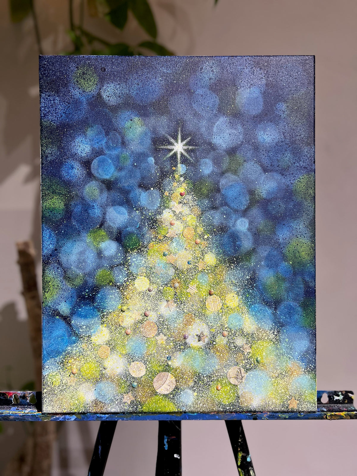 2026/11/11(水) 10:00-12:00 | 池袋 | モダンテクニックで描くクリスマスツリーの光