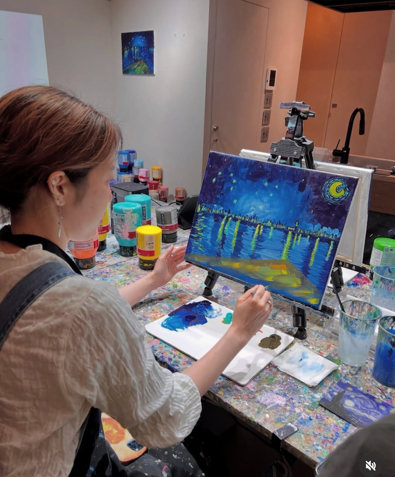 2025/10/13(月) 14:30-16:30 きらめく色相の対比 ゴッホの星月夜 masterpiece