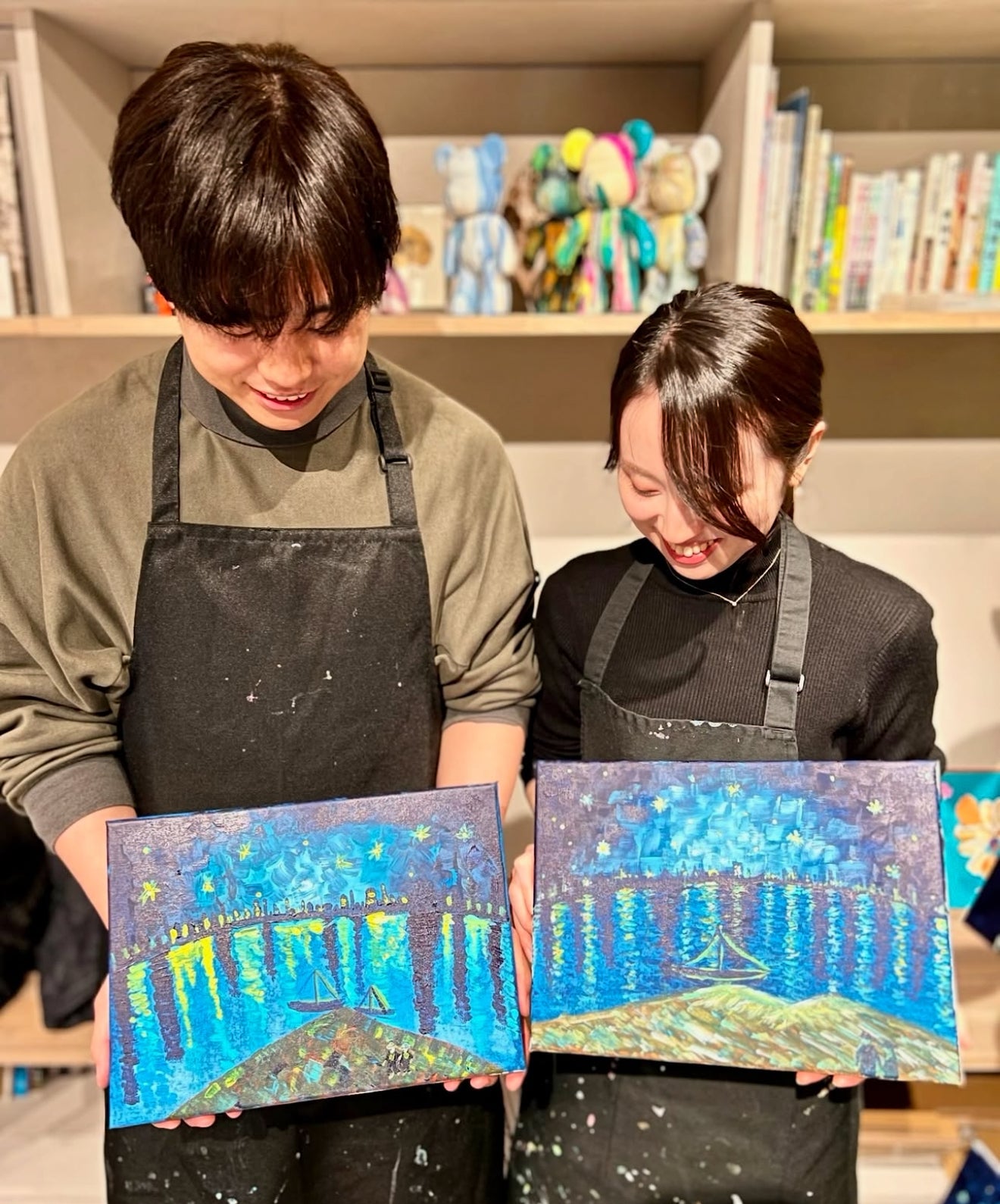 2025/10/13(月) 14:30-16:30 きらめく色相の対比 ゴッホの星月夜 masterpiece