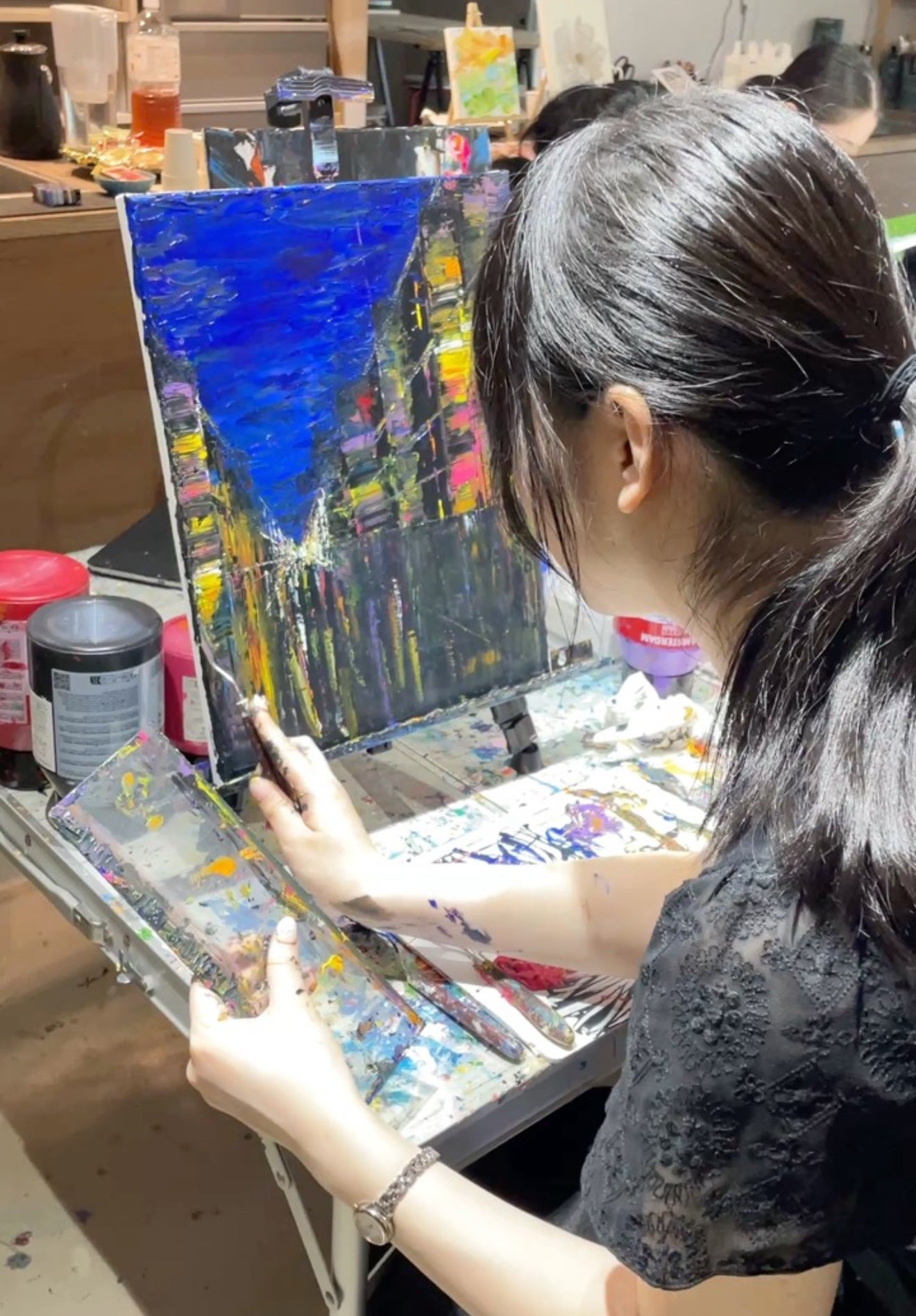 2025/11/10(月) 19:00-21:00 街の光を描く風景画シティパースアート