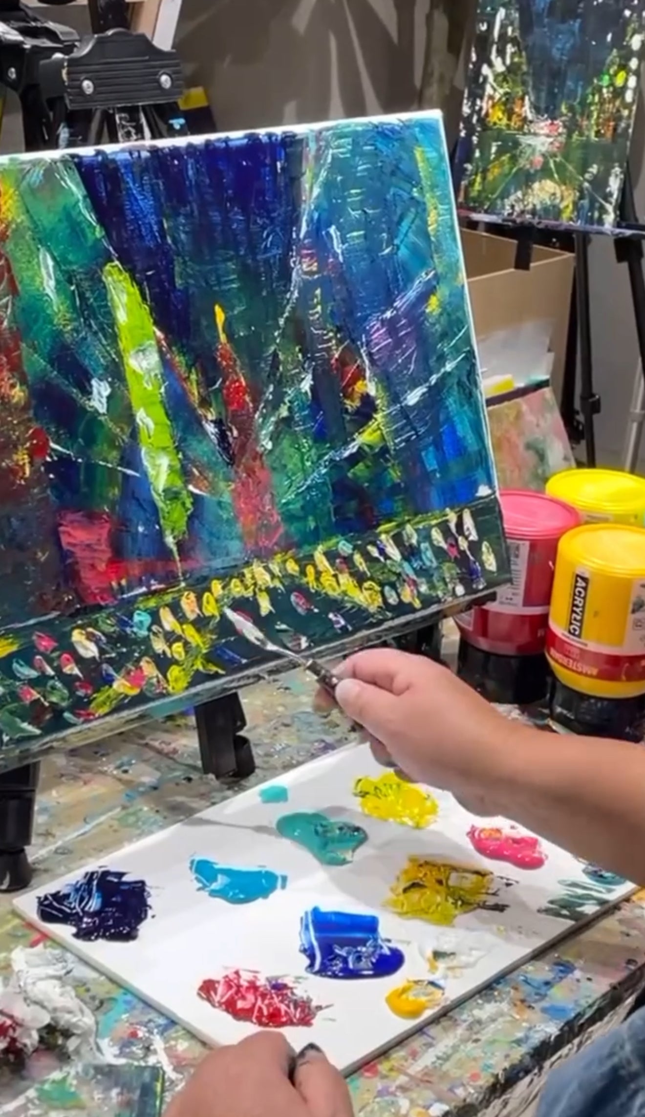 2025/11/10(月) 19:00-21:00 街の光を描く風景画シティパースアート