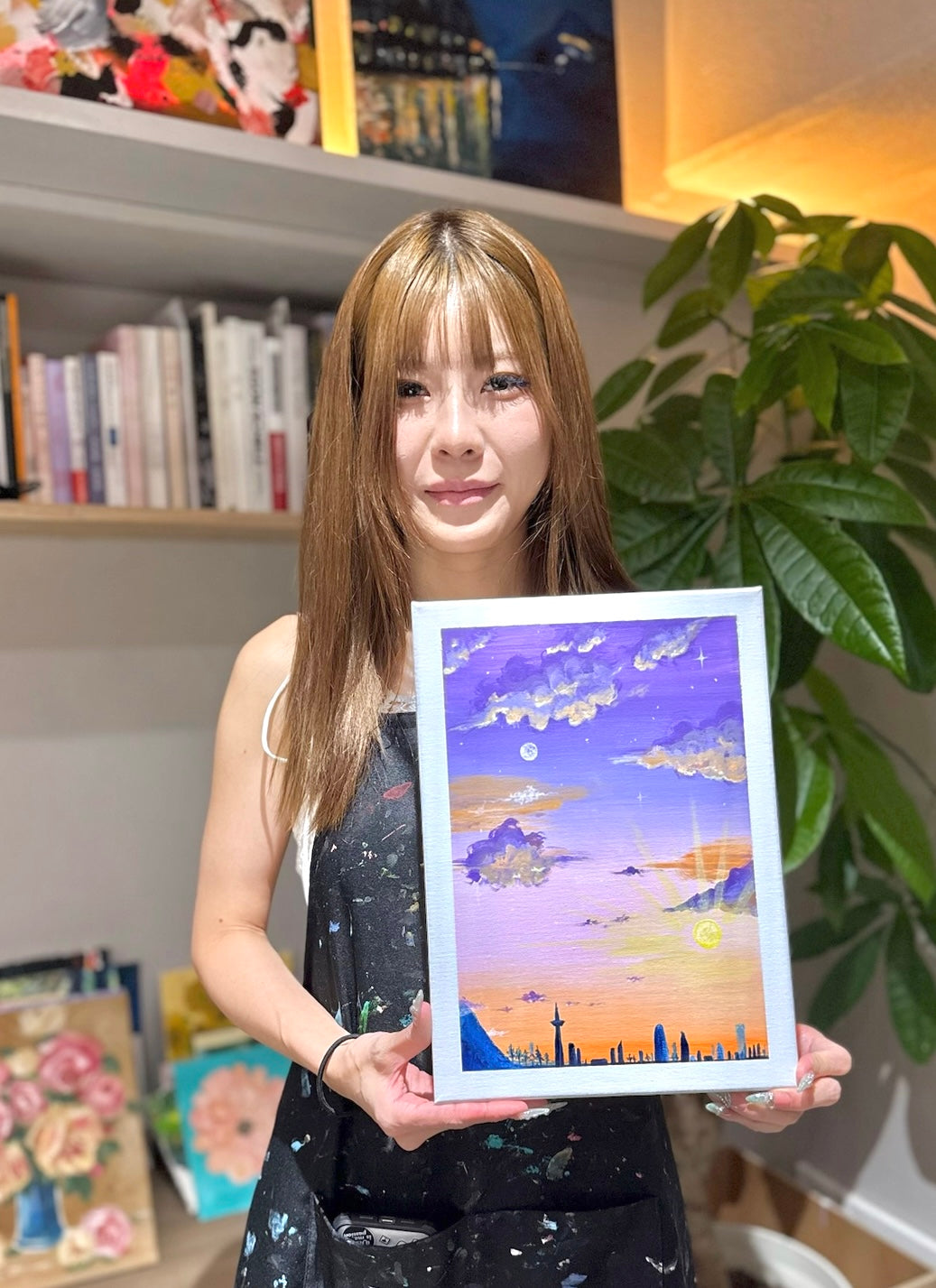 2025/12/27(土) 14:30-16:30 | 池袋 | 透き通るグラデーションで夕日を描く