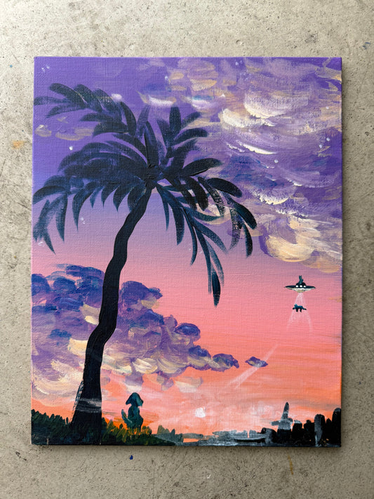 2026/01/30(金) 19:00-21:00 | 池袋 | 透き通るグラデーションで夕日を描く